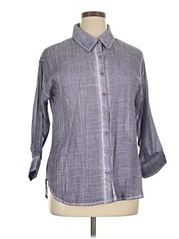 Keren Hart 3/4 Sleeve Button-Down Shirt (view 1)