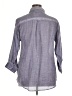 Keren Hart Gray 3/4 Sleeve Button-Down Shirt Size XL - photo 2
