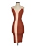Bebe Color Block Brown Cocktail Dress Size S - photo 1