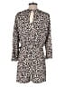 Who What Wear 100% Rayon Animal Print Tan Romper Size M - photo 2