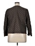 J.Jill 100% Cotton Argyle Brown Jacket Size XL - photo 2