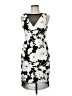 Cache 100% Polyester Graphic Gray Cocktail Dress Size 6 - photo 1