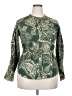 Mara Hoffman Green Long Sleeve Blouse Size 2X - photo 1