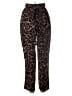 Emery Rose Animal Print Brown Casual Pants Size S - photo 1
