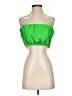 Forever 21 100% Polyester Green Tube Top Size S - photo 1