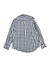 Crewcuts Outlet Checkered-gingham Blue Long Sleeve Button-Down Shirt Size 6 - 7 - photo 2