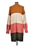 SO 100% Polyester Color Block Orange Cardigan Size L - photo 2