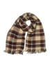 Unbranded Plaid Brown Ivory Scarf One size - photo 1