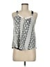 Rewind Silver Sleeveless Blouse Size M - photo 1