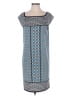 Max Studio Print Blue Black Casual Dress Size M (estimated) - photo 1