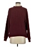 Shein Solid Burgundy Turtleneck Sweater Size XS - photo 1