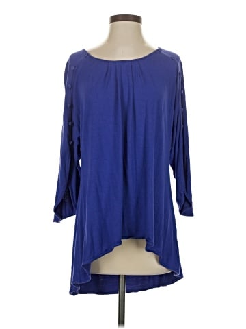 Belle Gray by Lisa Rinna 3/4 Sleeve Top (view 1)