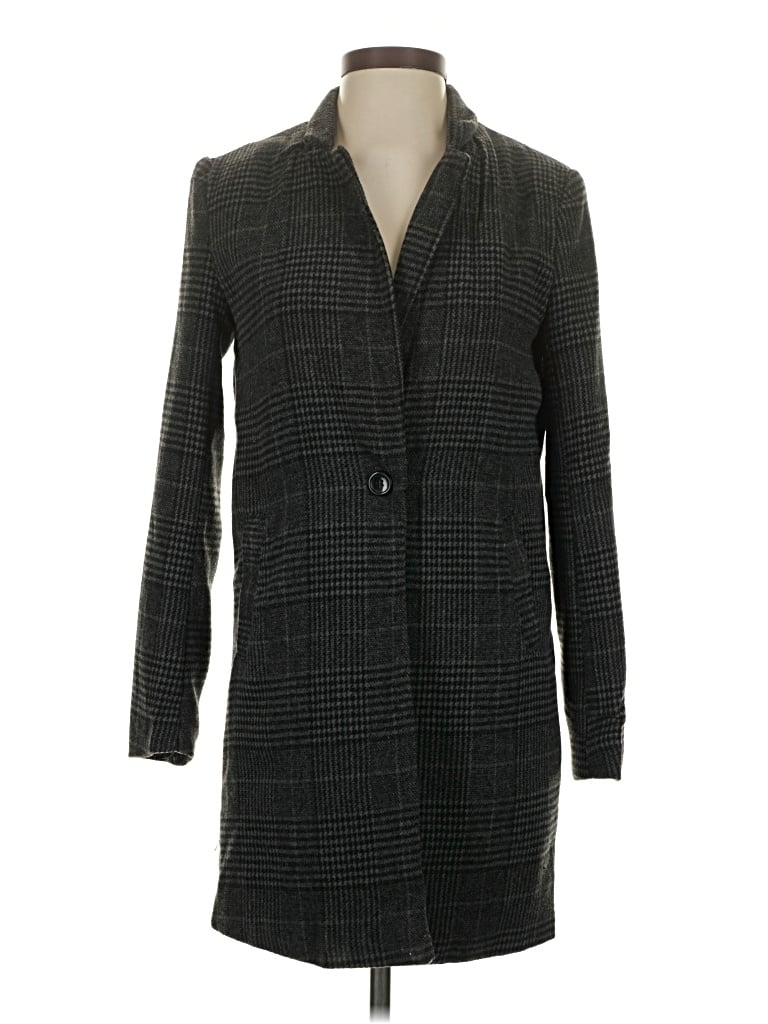 Pre-owned Love Tree Coat In Gray