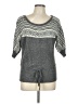 Hooked Up by IOT Chevron-herringbone Gray Pullover Sweater Size L - photo 1
