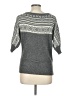 Hooked Up by IOT Chevron-herringbone Gray Pullover Sweater Size L - photo 2