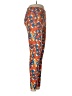 Lularoe Print Orange Leggings One size - photo 4