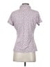 Assorted Brands Hearts Purple Short Sleeve Blouse Size S - photo 2