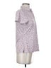 Assorted Brands Hearts Purple Short Sleeve Blouse Size S - photo 4