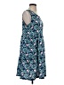 Top It Off Tropical Teal Casual Dress Size 4 - 6 - photo 4