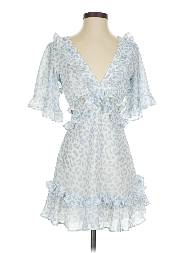 Olivaceous Cocktail Dress In Blue