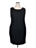 John Roberts Solid Black Cocktail Dress Size XL (estimated) - photo 1