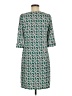 Laundry by Design Print Green Casual Dress Size 6 - photo 2