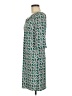 Laundry by Design Print Green Casual Dress Size 6 - photo 5