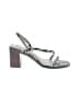 Halston Gray Ivory Sandals Size 8 - photo 1