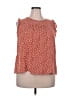 Fun2Fun 100% Rayon Orange Sleeveless Blouse Size 2X - photo 1