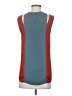 BCBGMAXAZRIA 100% Polyester Color Block Blue Sleeveless Blouse Size XS - photo 2