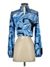 Shein Blue Long Sleeve Blouse Size 4 - photo 2