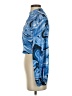 Shein Blue Long Sleeve Blouse Size 4 - photo 5