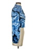 Shein Blue Long Sleeve Blouse Size 4 - photo 4