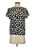 Shein Floral Black Short Sleeve T-Shirt Size XS - photo 1