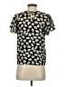 Shein Floral Black Short Sleeve T-Shirt Size XS - photo 2