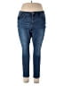 Tahari Solid Blue Jeans Size 18w - photo 1