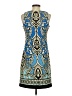 Taylor Paisley Blue Cocktail Dress Size 2 - photo 2