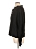 Aqua 100% Tencel Black Long Sleeve Blouse Size L - photo 5