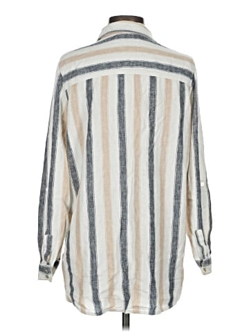 Tahari Long Sleeve Button-Down Shirt (view 2)