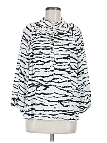 Melissa Odabash Long Sleeve Blouse (view 1)