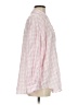 Zara Checkered-gingham Pink Long Sleeve Button-Down Shirt Size S - photo 4