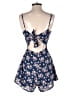 Altar'd State 100% Polyester Floral Blue Romper Size XS - photo 2