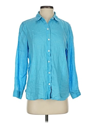 J.Jill 3/4 Sleeve Button-Down Shirt (view 1)
