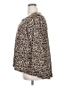 Zac & Rachel Animal Print Brown 3/4 Sleeve Blouse Size 2X - photo 5