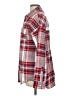 Old Navy 100% Cotton Plaid Red Long Sleeve Button-Down Shirt Size M - photo 5
