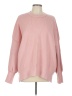 Lillusory Solid Pink Pullover Sweater Size L - photo 1