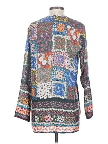 Johnny Was Long Sleeve Silk Top (view 2)