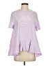 Zara Purple Short Sleeve Top Size S - photo 1