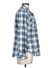 Sandra Ingrish 100% Cotton Plaid Blue Long Sleeve Button-Down Shirt Size L - photo 4