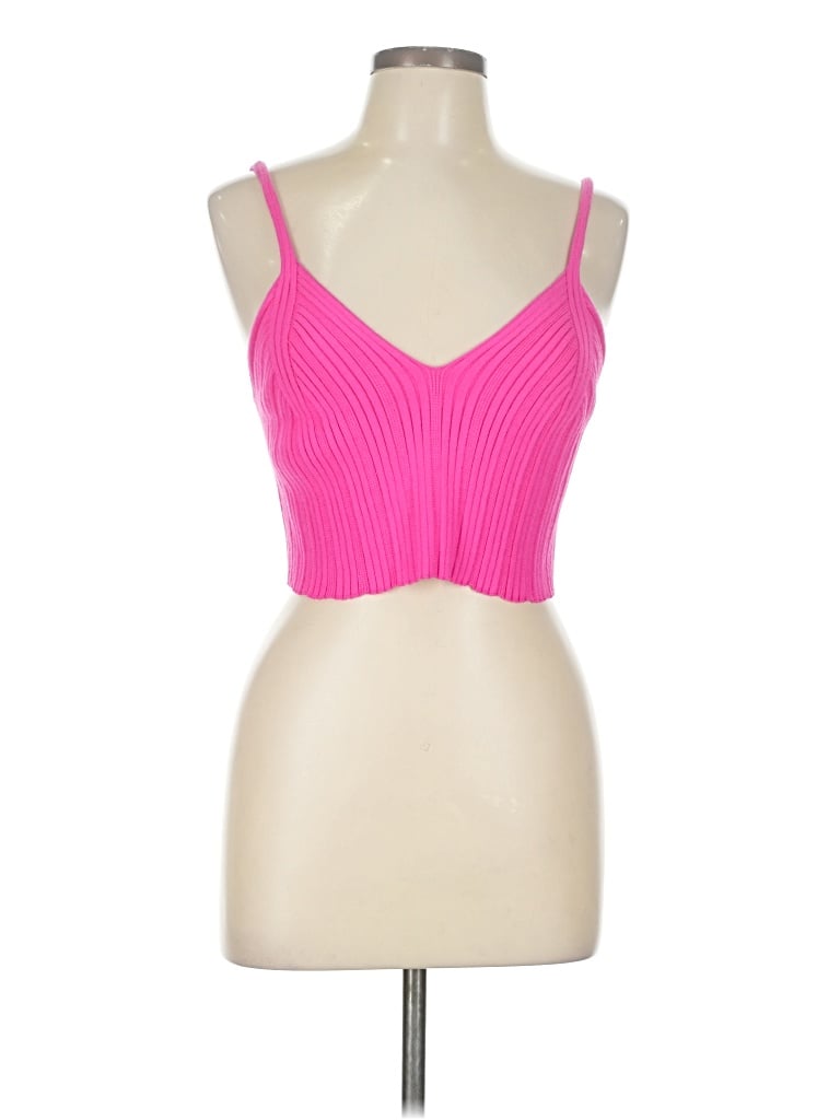 Cider Tank Top Pink Halter Neckline Tops